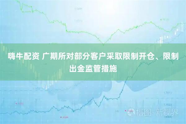 嗨牛配资 广期所对部分客户采取限制开仓、限制出金监管措施